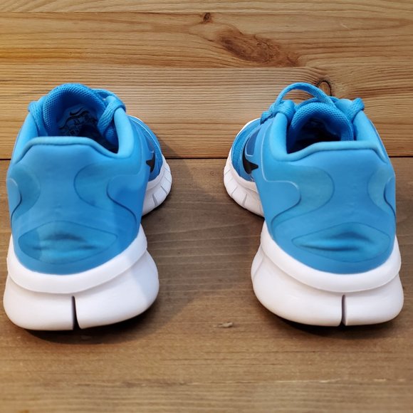 Nike Free 5.0 GS Vivid Blue Sneaker Size 4.5Y - Picture 4 of 7